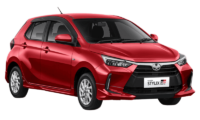 toyota agya stylix medan warna merah