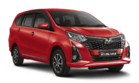 Toyota Calya Medan warna merah